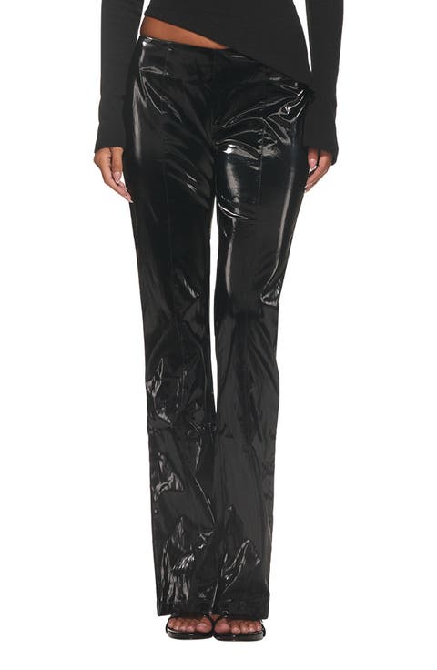 Castor Faux Leather Pants