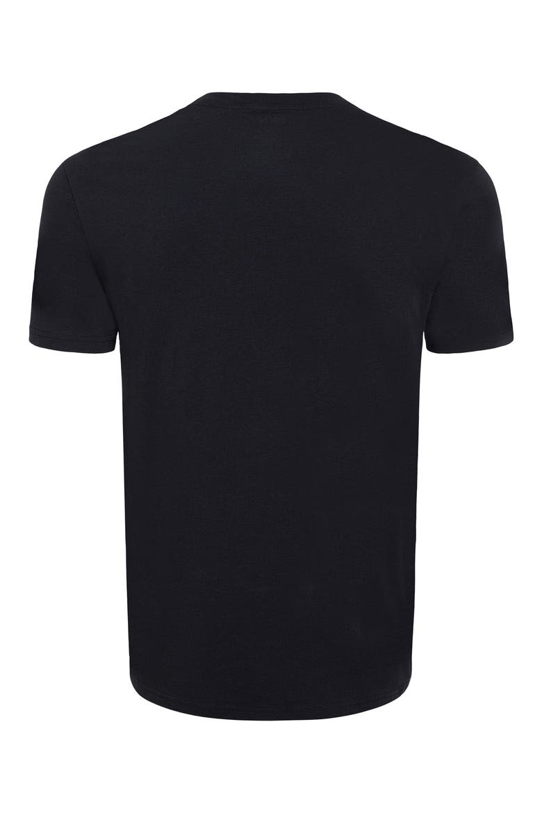 3-Pack Stretch Cotton Crewneck T-Shirts, Alternate, color, BLACK/BRIGHTWHITE/GREYHEATHER