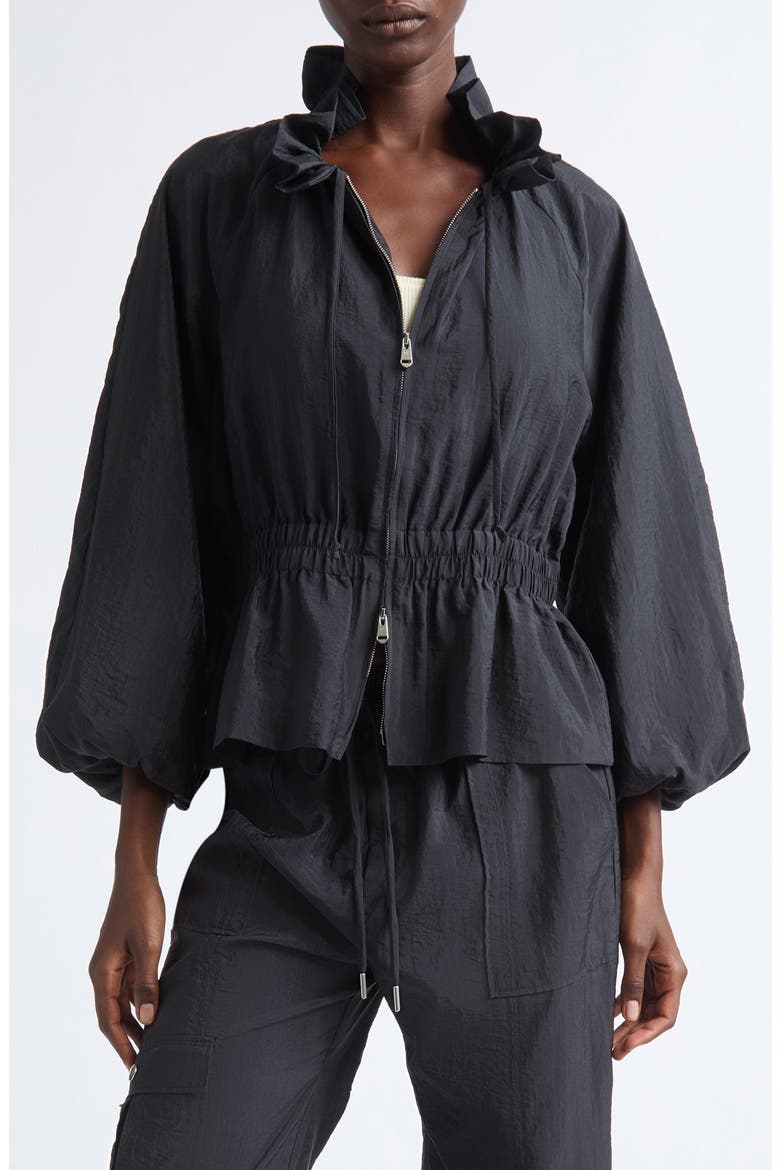 Deana Woven Jacket, Main, color, BLACK