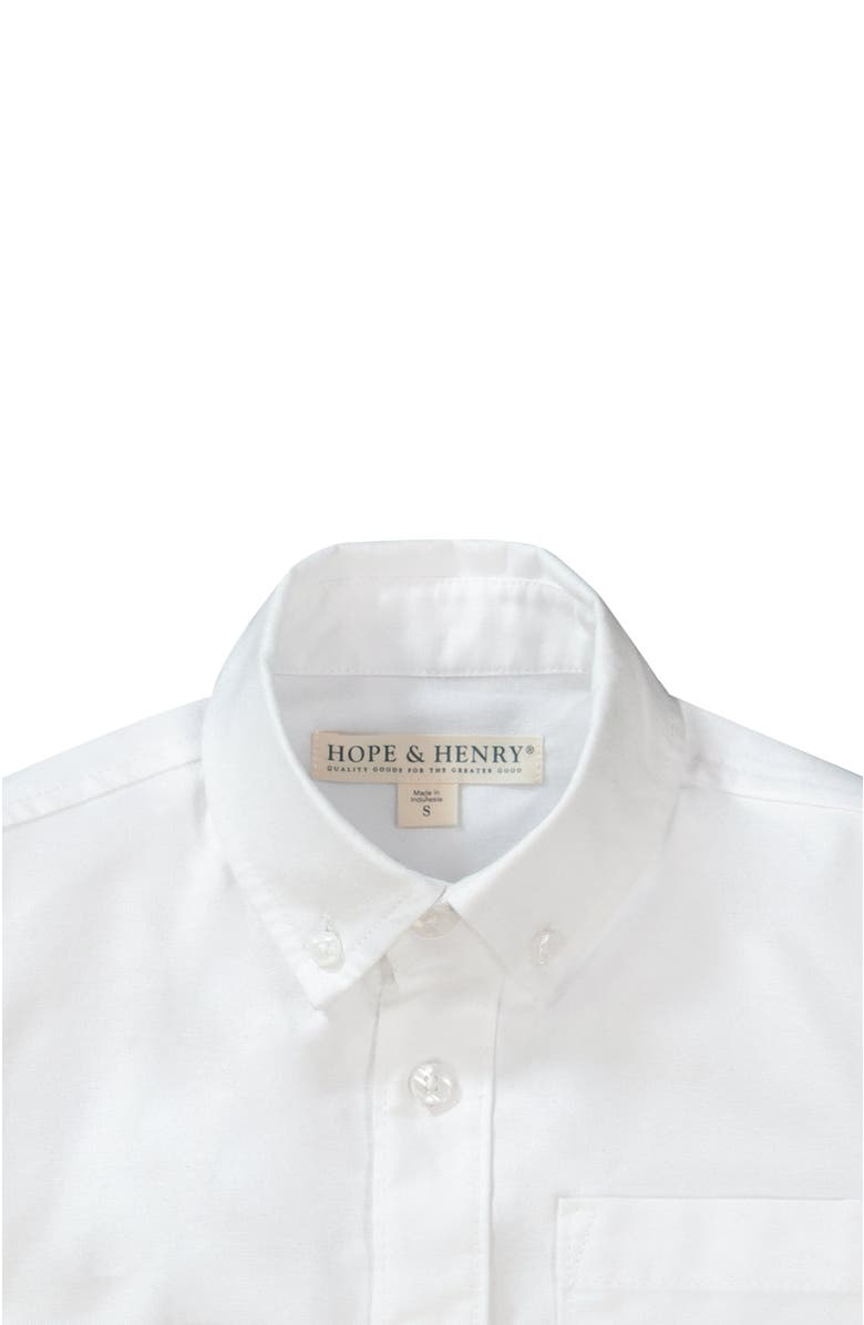 Hope & Henry Boys' Classic Oxford Button Down Shirt, Kids, Alternate, color, 