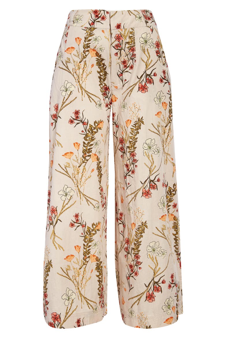 Menocra Wide Leg Pants, Alternate, color, TAUPE COMBO