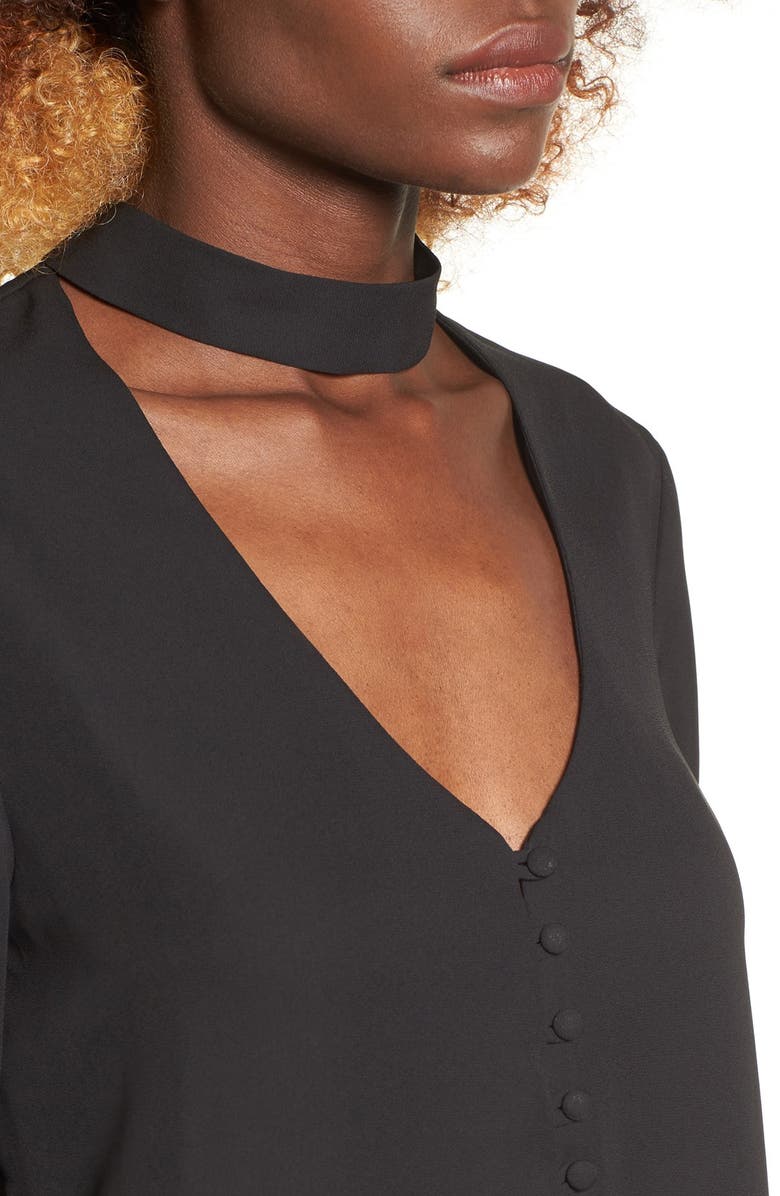 WAYF Sweet Symphony V-Neck Blouse, Alternate, color, 