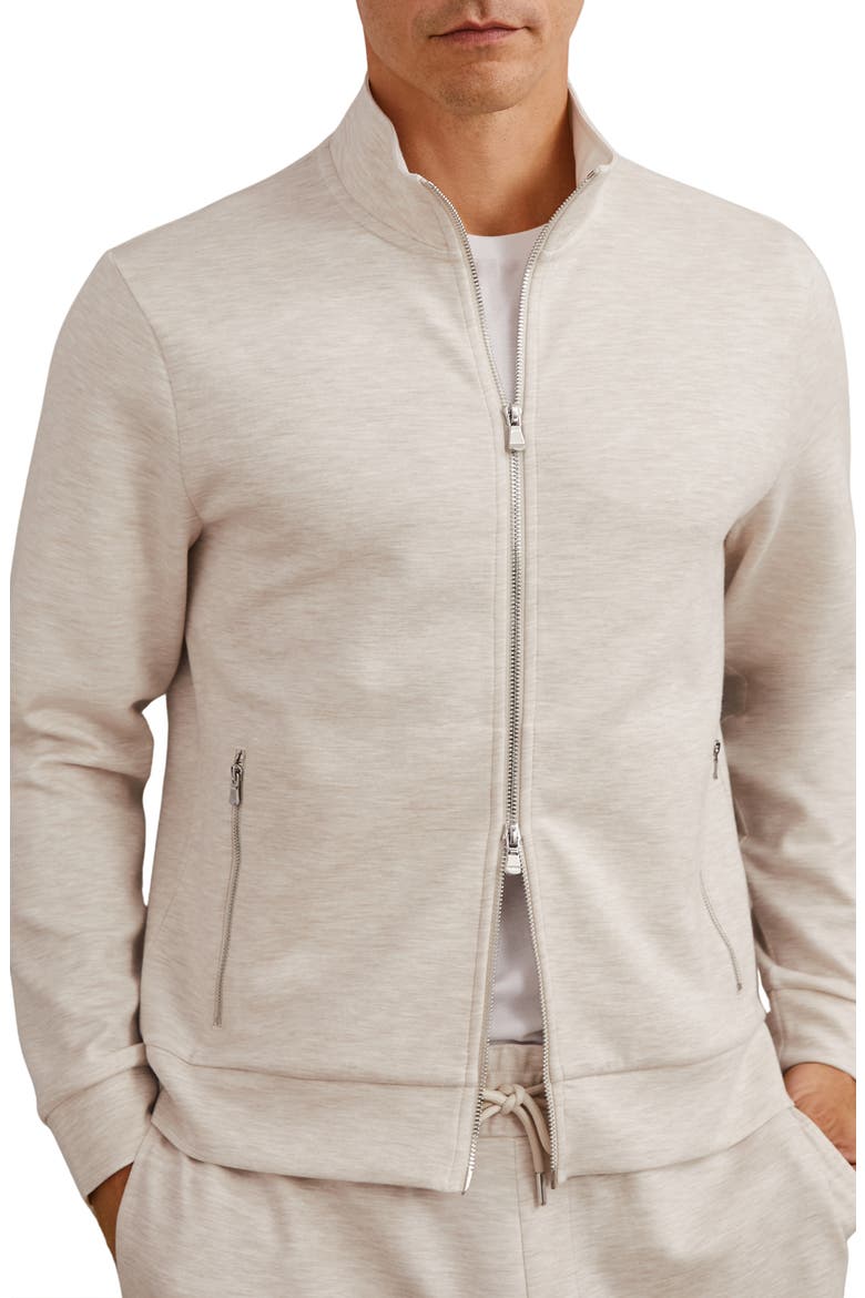 Cortona Front Zip Sweatshirt, Alternate, color, OATMEAL