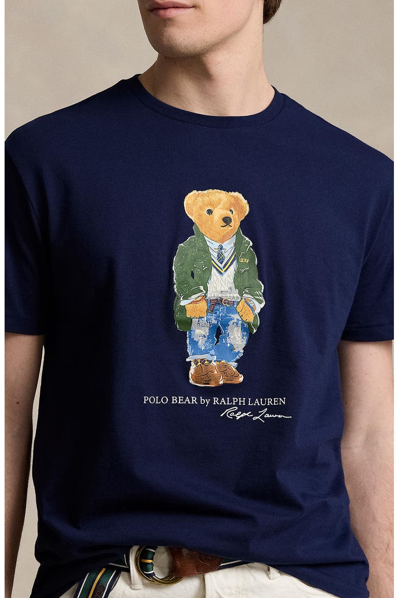 Polo Bear Cotton Graphic T-Shirt, Alternate, color, SP24 NEWPORT NAVY HRTG BEAR