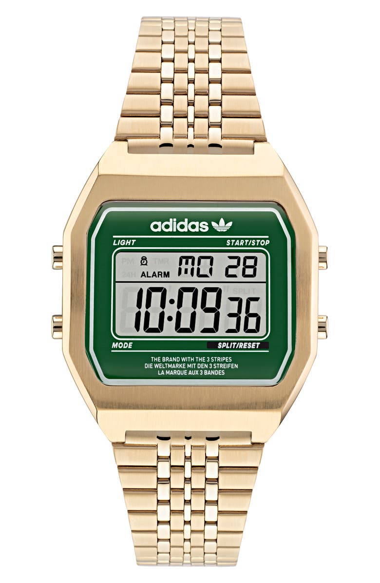adidas Digital Two M Digital Bracelet Watch, 36mm, Main, color, 