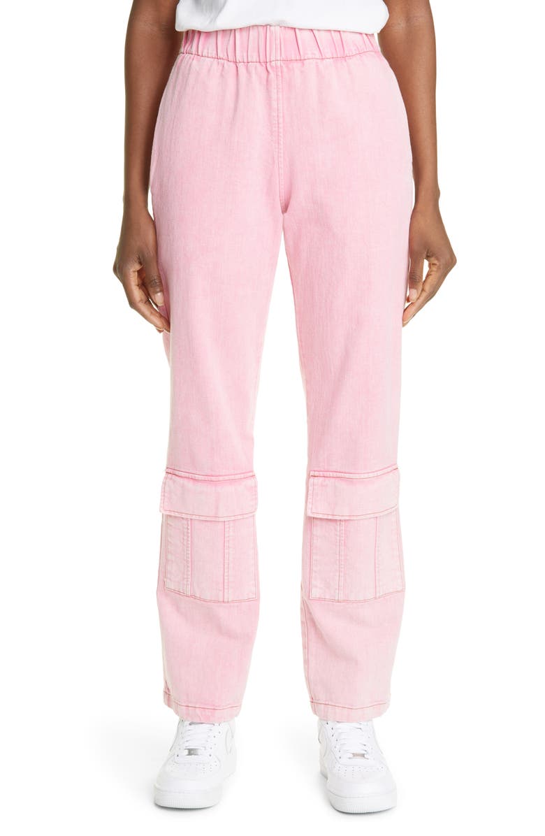 Liberal Youth Ministry Unisex Calvin Washed Cargo Jeans, Main, color, 