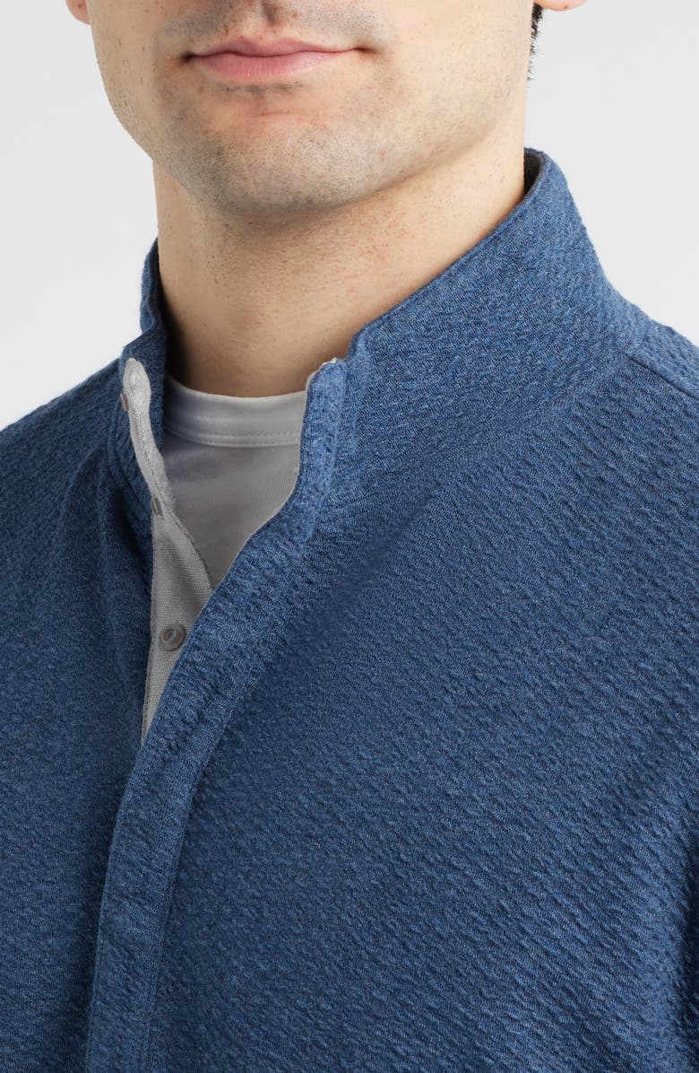 johnnie-O Ransel Quarter Snap Placket Pullover, Alternate, color, Navy