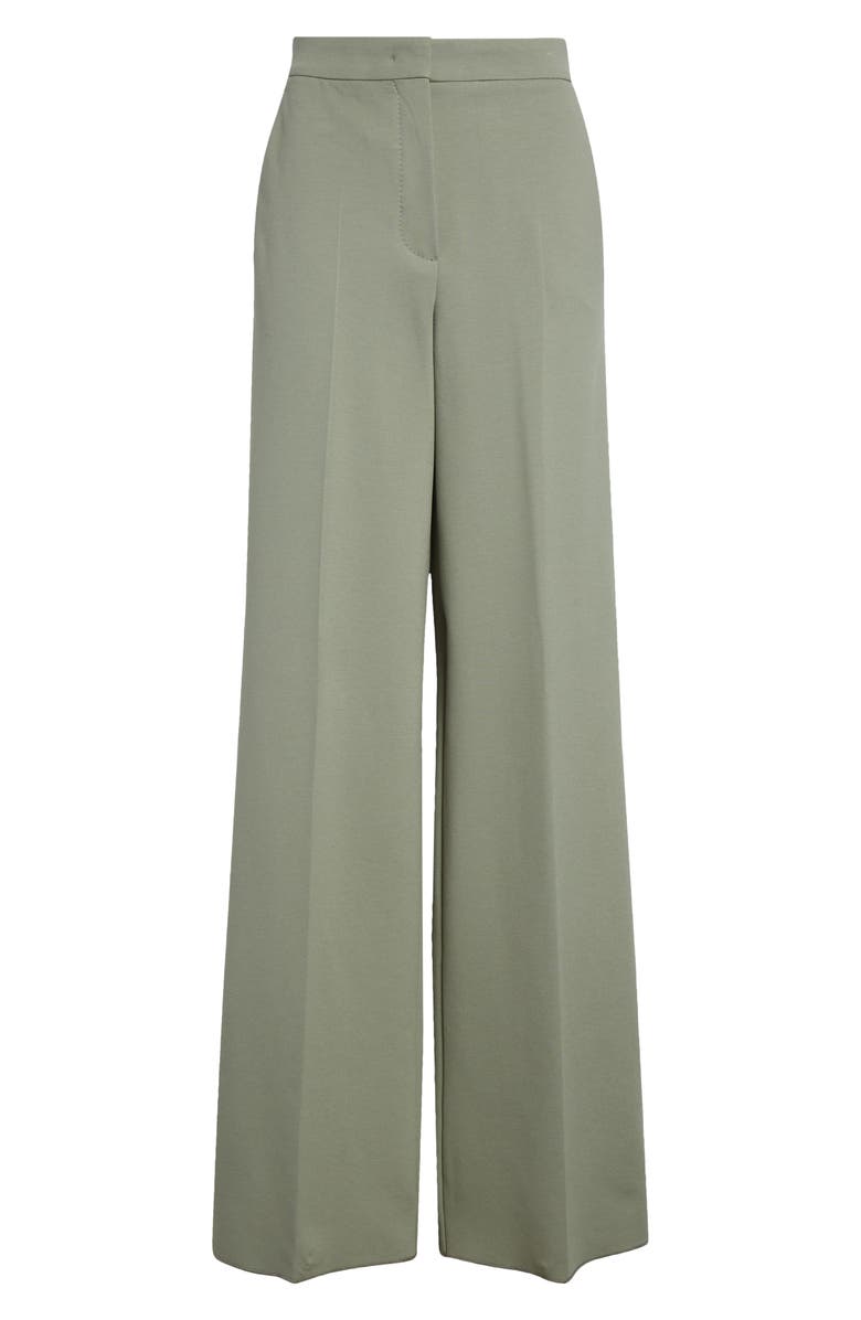 Max Mara Biada Jersey Wide Leg Pants, Alternate, color, Sage Green
