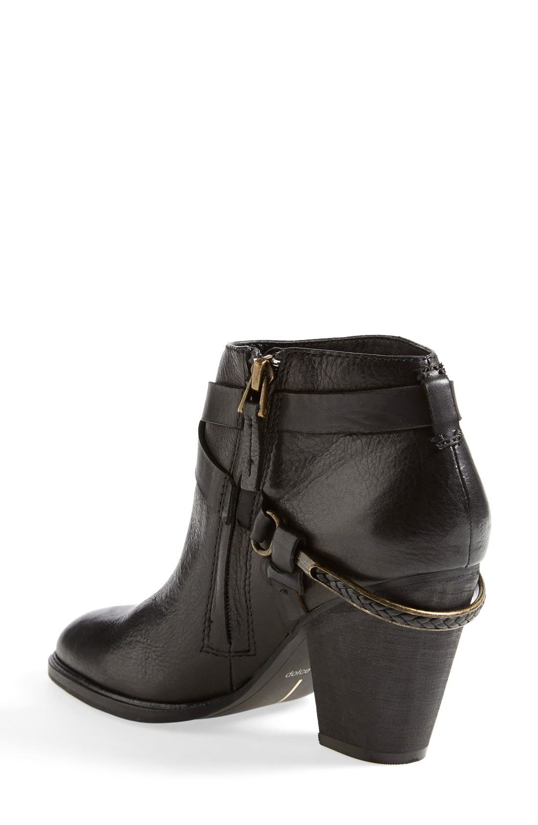 'Harlene' Ankle Bootie, Alternate, color, BLACK