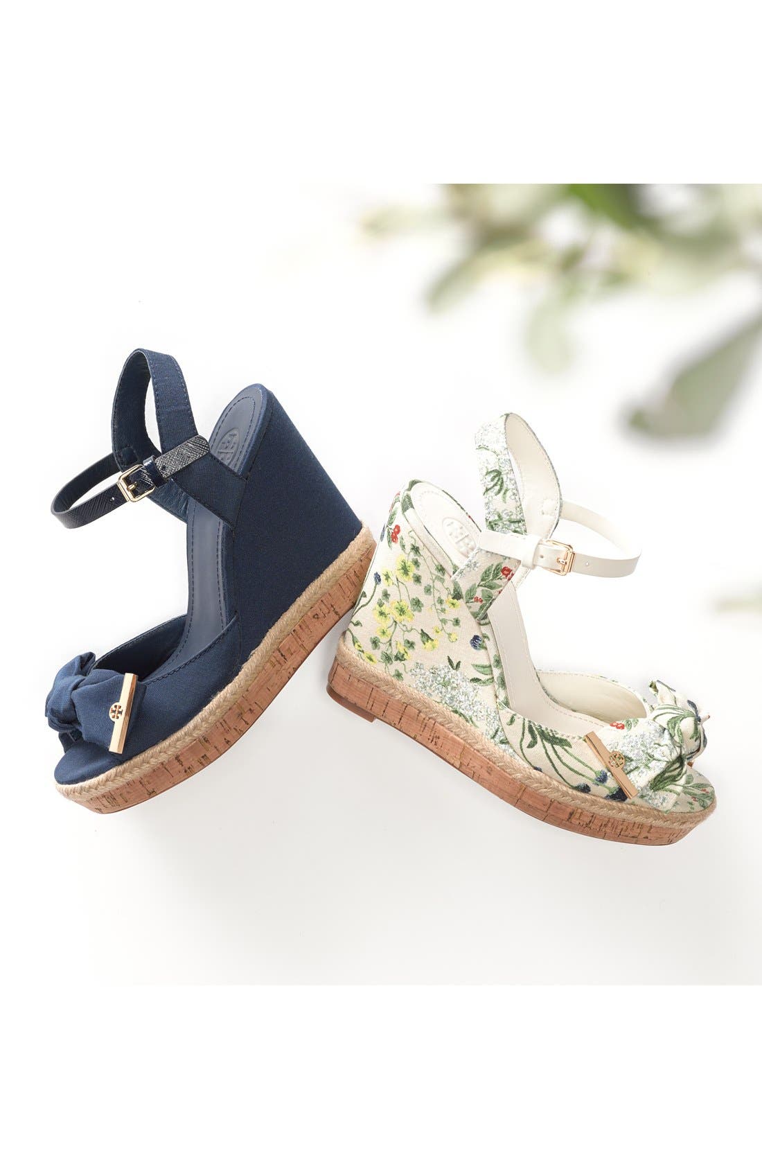 Tory Burch 'Penny' Wedge Sandal, Alternate, color, 