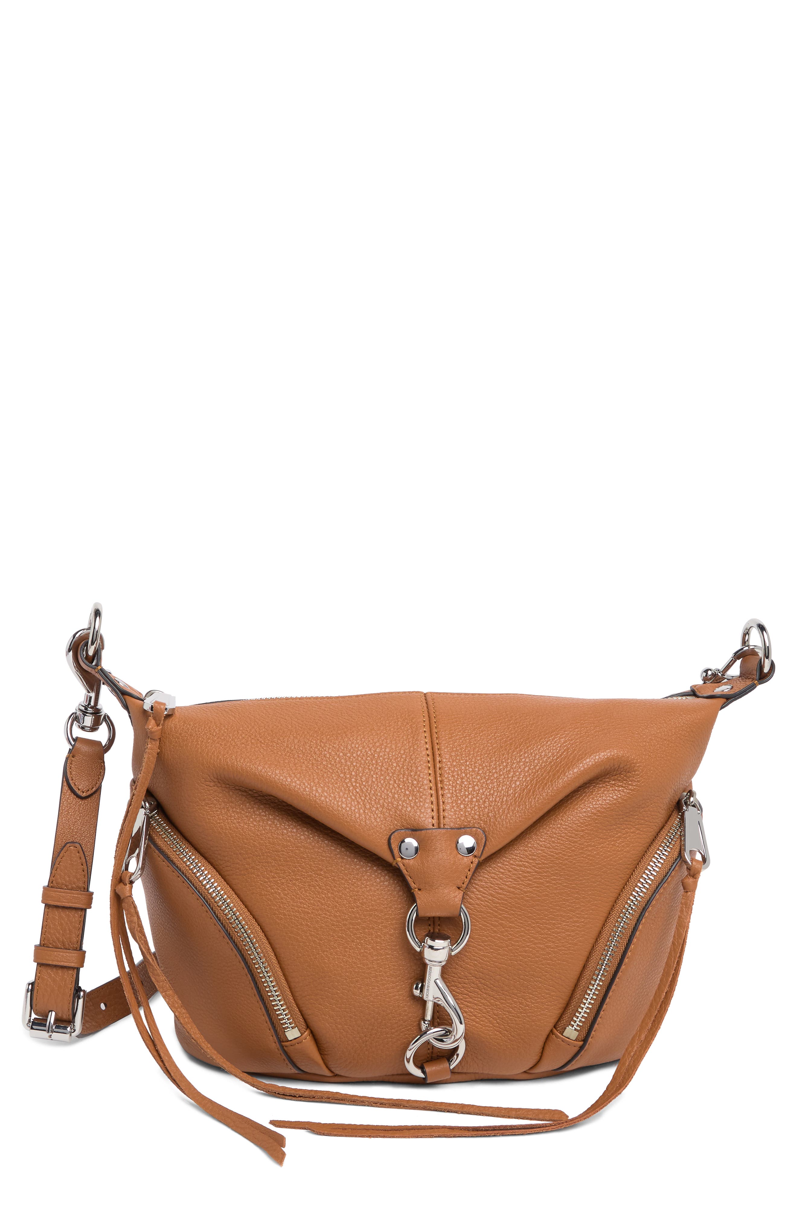 Rebecca Minkoff Small Julian Leather Crossbody Bag, Main, color, 