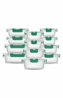 JoyJolt 24-Piece Glass Food Storage Containers with Airtight Lids