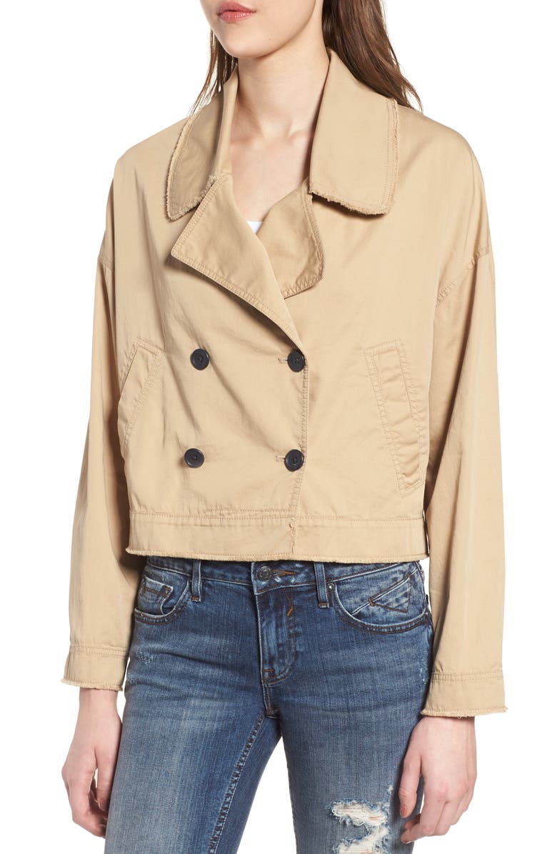 BP. Crop Trench Coat, Alternate, color, 