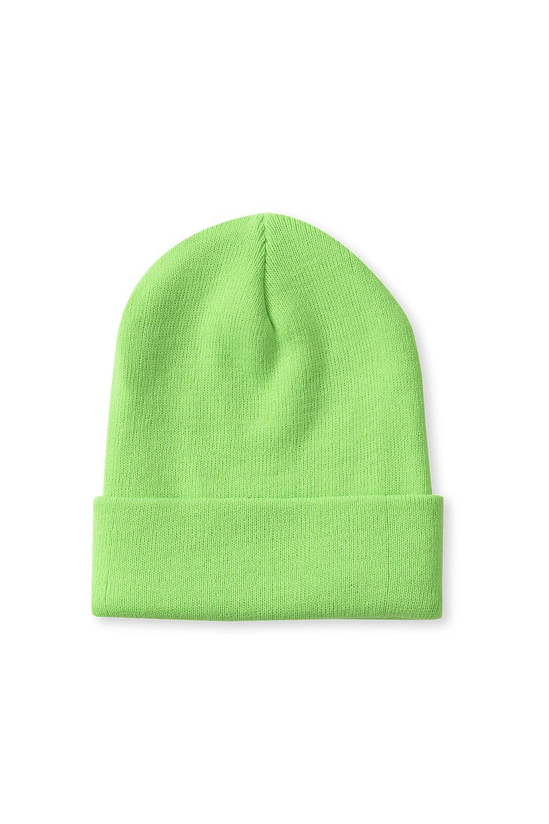 Kids Cuffed Beanie, Main, color, Green Primrose