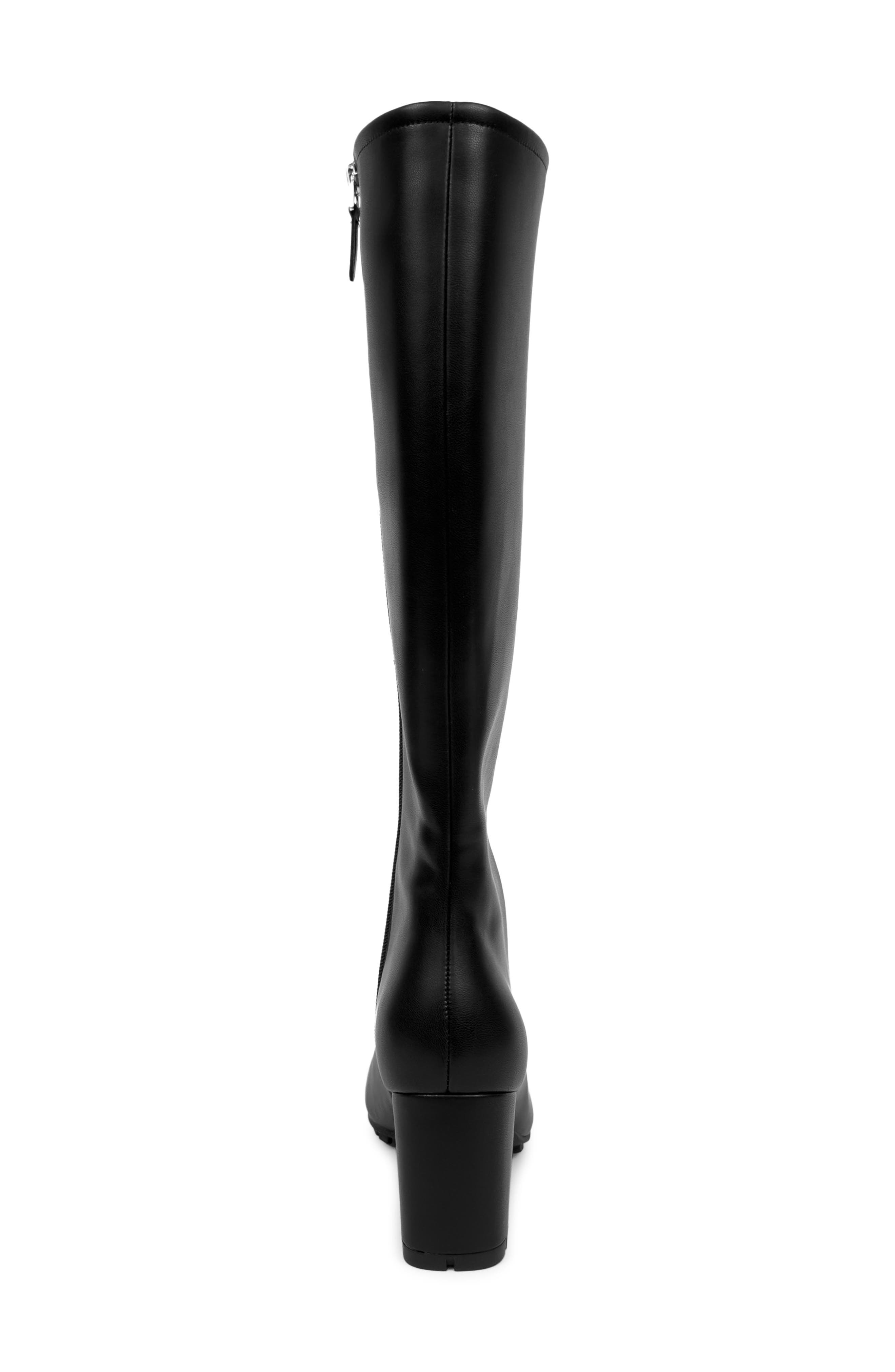 Aerosoles Brynn Block Heel Boot, Alternate, color, Black Nappa