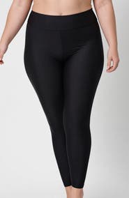 Calypsa Plus Size Long Swim Leggings