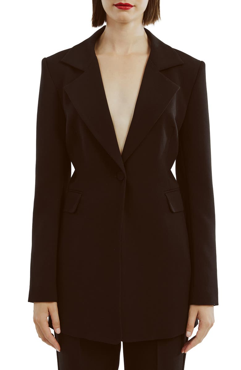 Bardot Austyn Longline Blazer, Main, color,