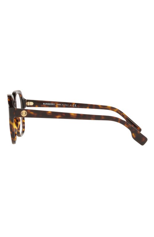 Burberry 54mm Square Optical Glasses In Brown