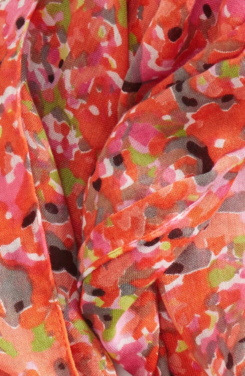 Sole Society Dot Print Infinity Scarf, Alternate, color, 