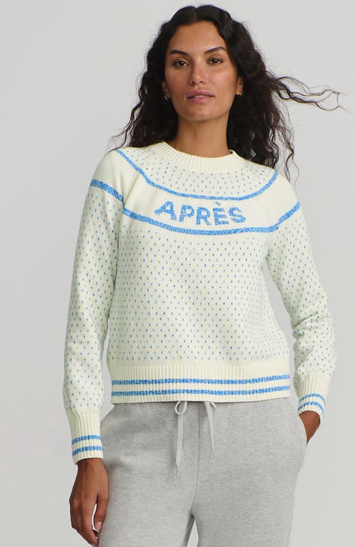 Lands' End Drifter Raglan Sleeve Easy Fit Sweater In Bright Cerulean Apres