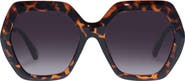 AIRE Meteor 52mm Gradient Octagonal Sunglasses