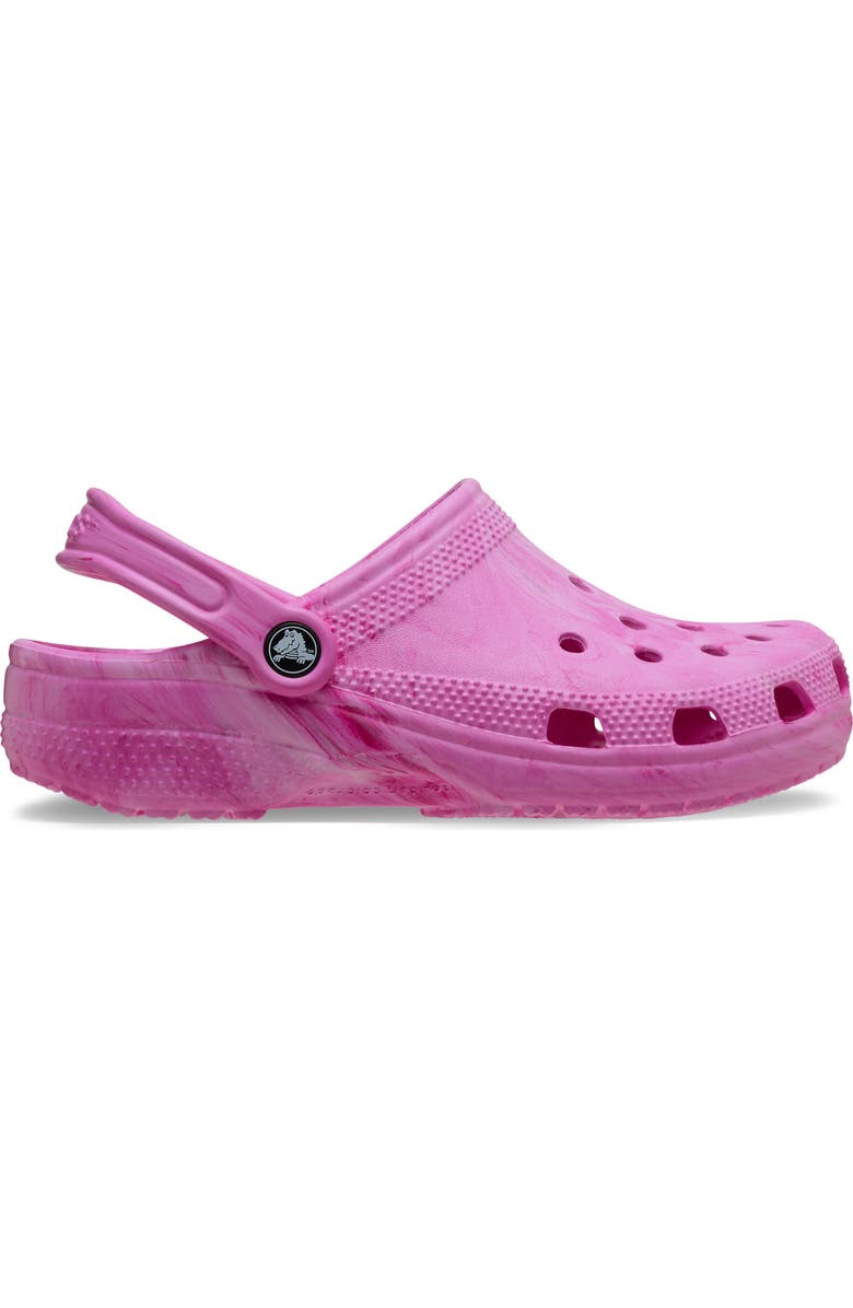 CROCS Kids' Classic Marbled Clog, Alternate, color, Pink Swirl