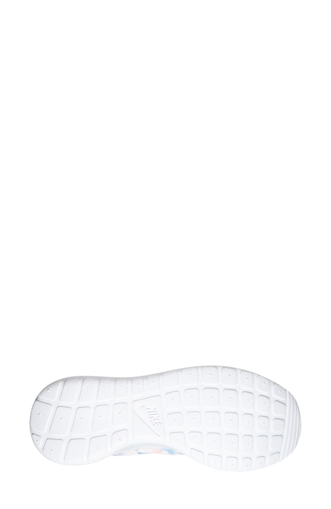 'Roshe Run' Sneaker, Alternate, color, WHITE/ PURE PLATINUM