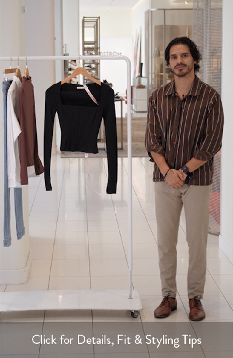 The Long Sleeve Balconette Corset Top, sales video thumbnail