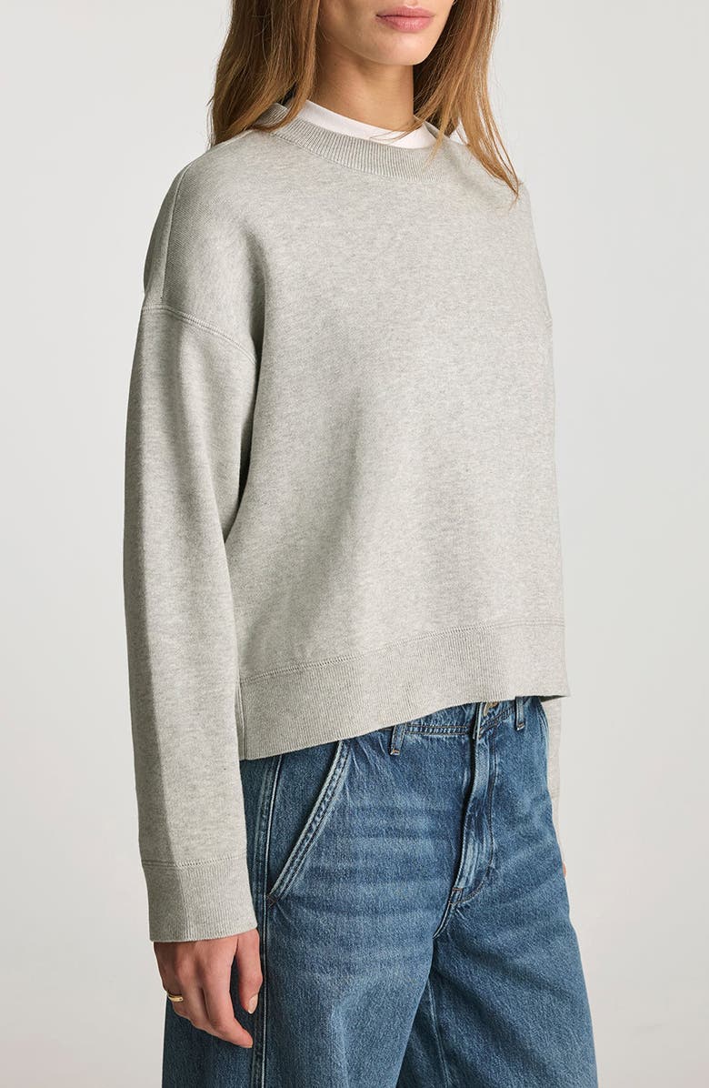 Mavi Jeans Crop Cotton Blend Sweatshirt, Alternate, color,