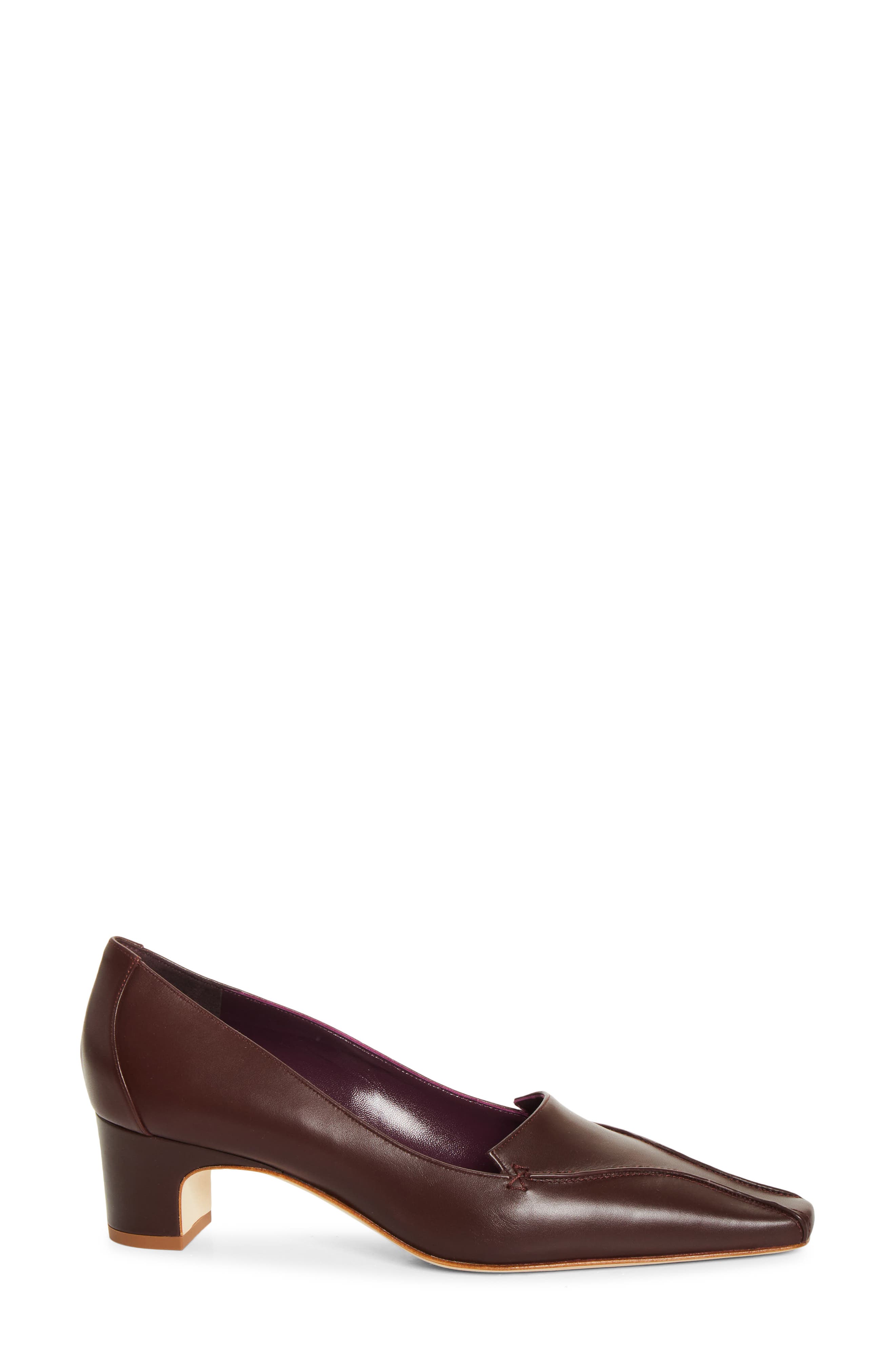 Manolo Blahnik Cleofelo Loafer Pump, Alternate, color, Dred 6025