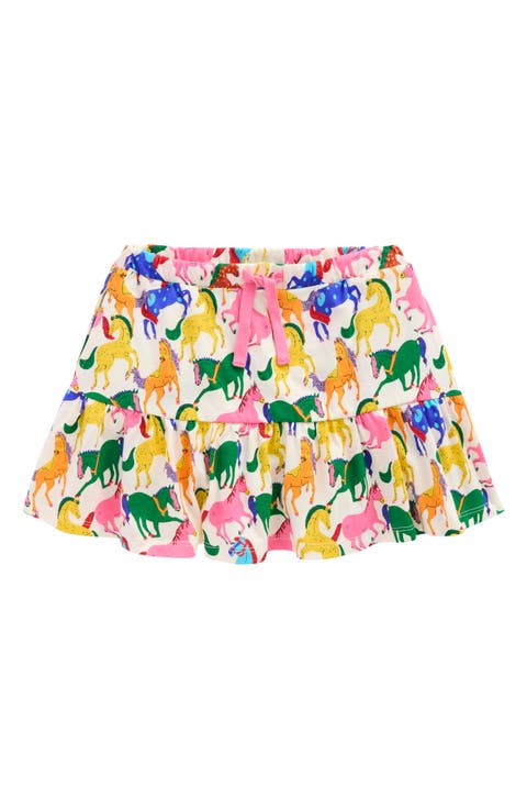 Kids' Floral Cotton Jersey Skort (Toddler, Little Kid & Big Kid)
