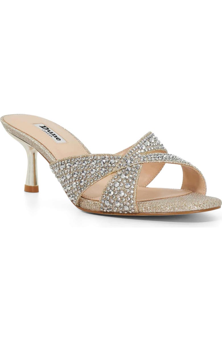 Dune London Monette Sandal, Main, color, Gold