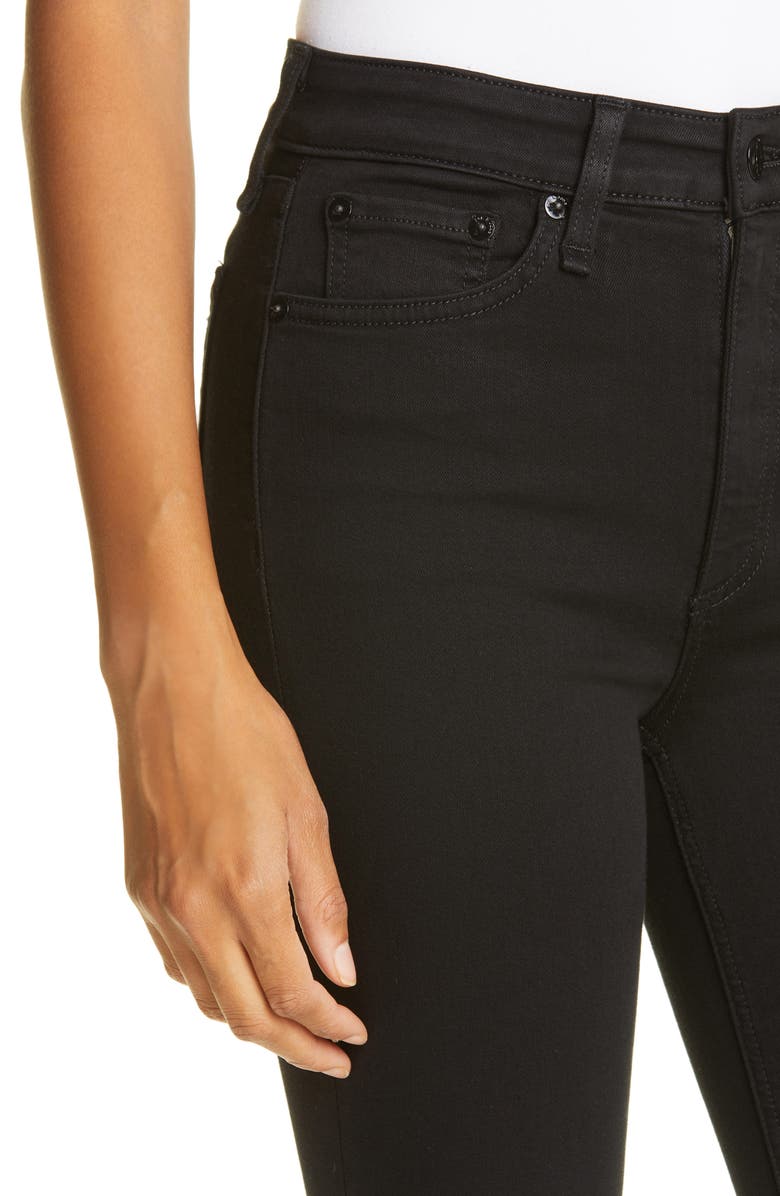rag & bone Nina High Waist Ankle Skinny Jeans, Alternate, color,