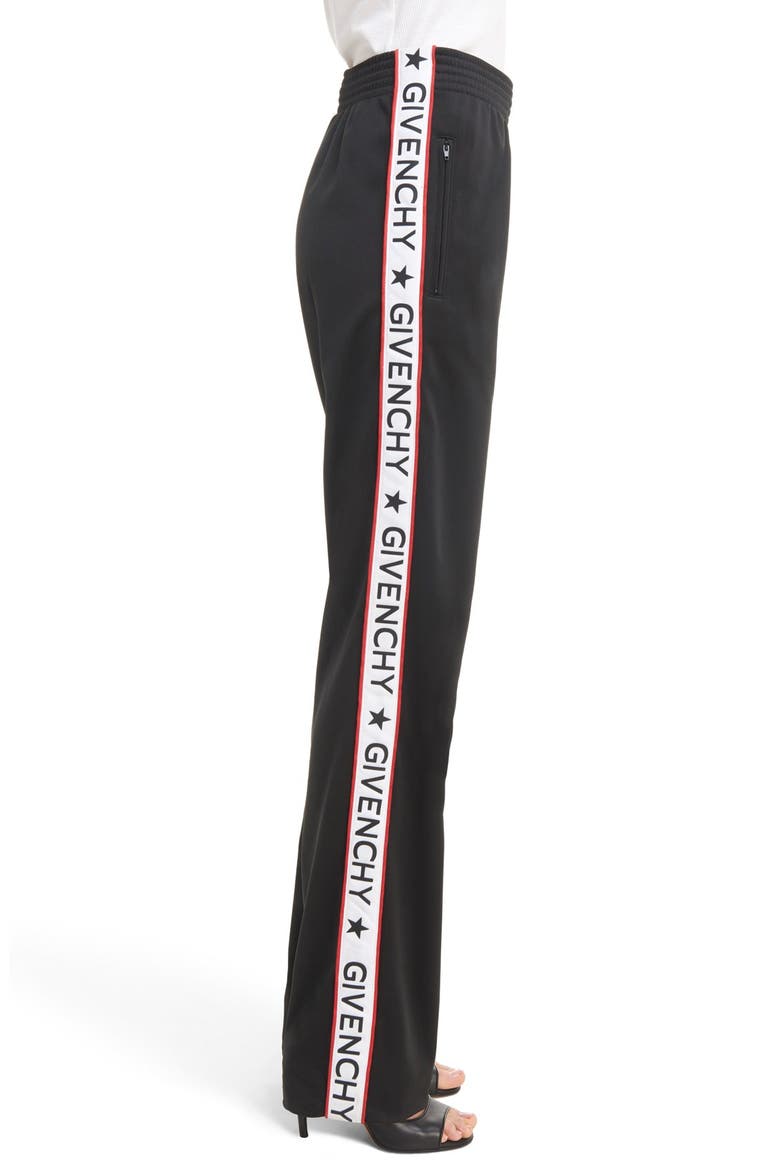 Logo Track Pants, Alternate, color, BLACK