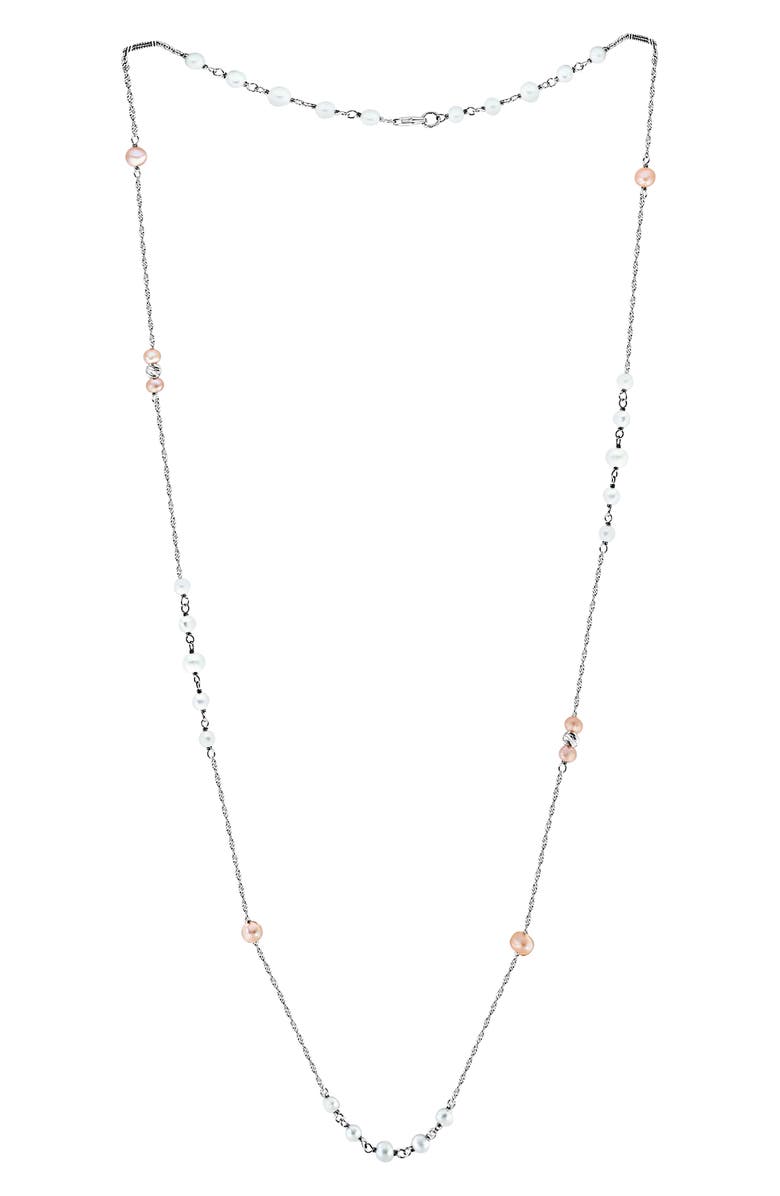 EFFY Pink Freshwater Pearl Necklace, Alternate, color, Multi