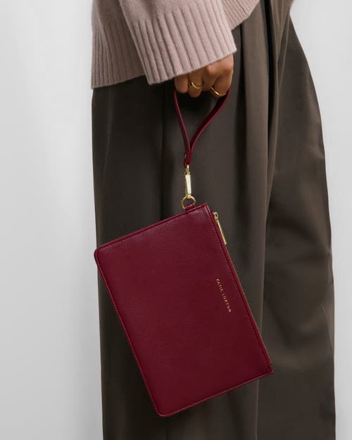 Katie Loxton Alba Wristlet Pouch In Red