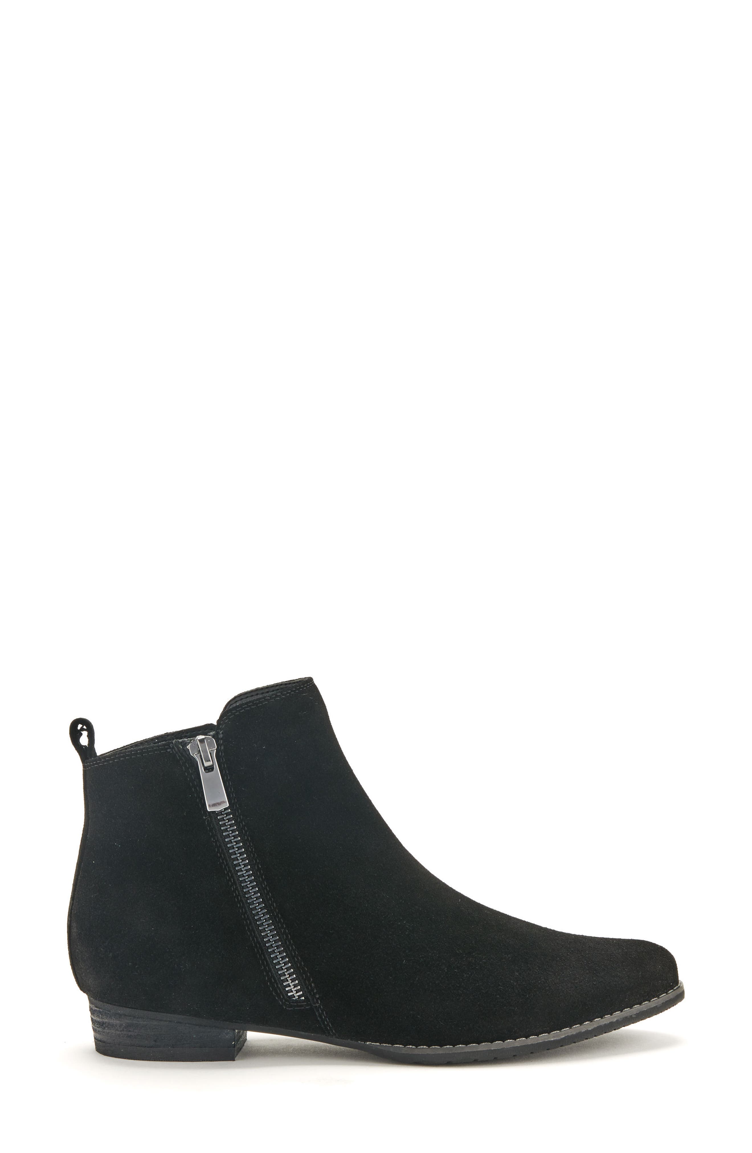 Lynne Waterproof Bootie, Alternate, color, BLACK SUEDE