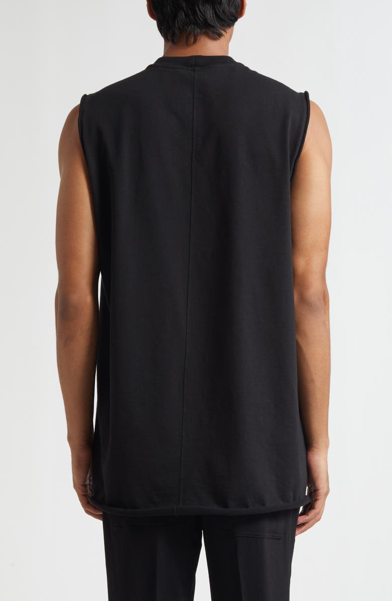 Rick Owens Jumbo Cotton Jesrey Tank, Alternate, color, Black