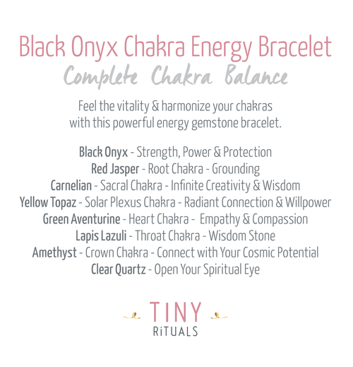 Tiny Rituals Seven Chakra Energy Bracelet