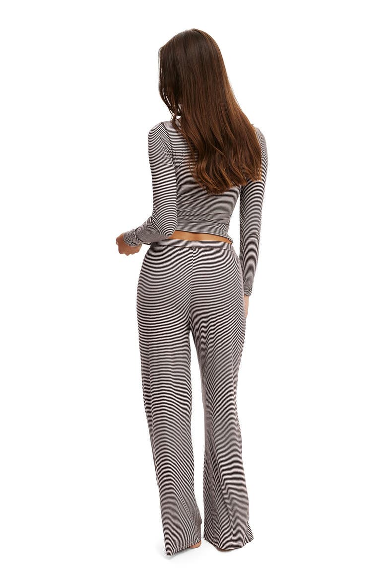 Women's Airy Soft Wide Leg Pant, Alternate, color, Pink Kiss Chocolate Plum