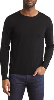 BOSS Leno Virgin Wool Crewneck Sweater