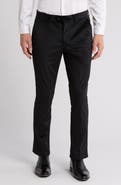 Tahari Slim Fit Velvet Dress Pants