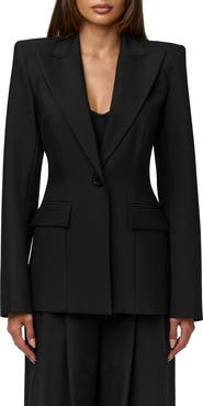 Naked Wardrobe One-Button Blazer