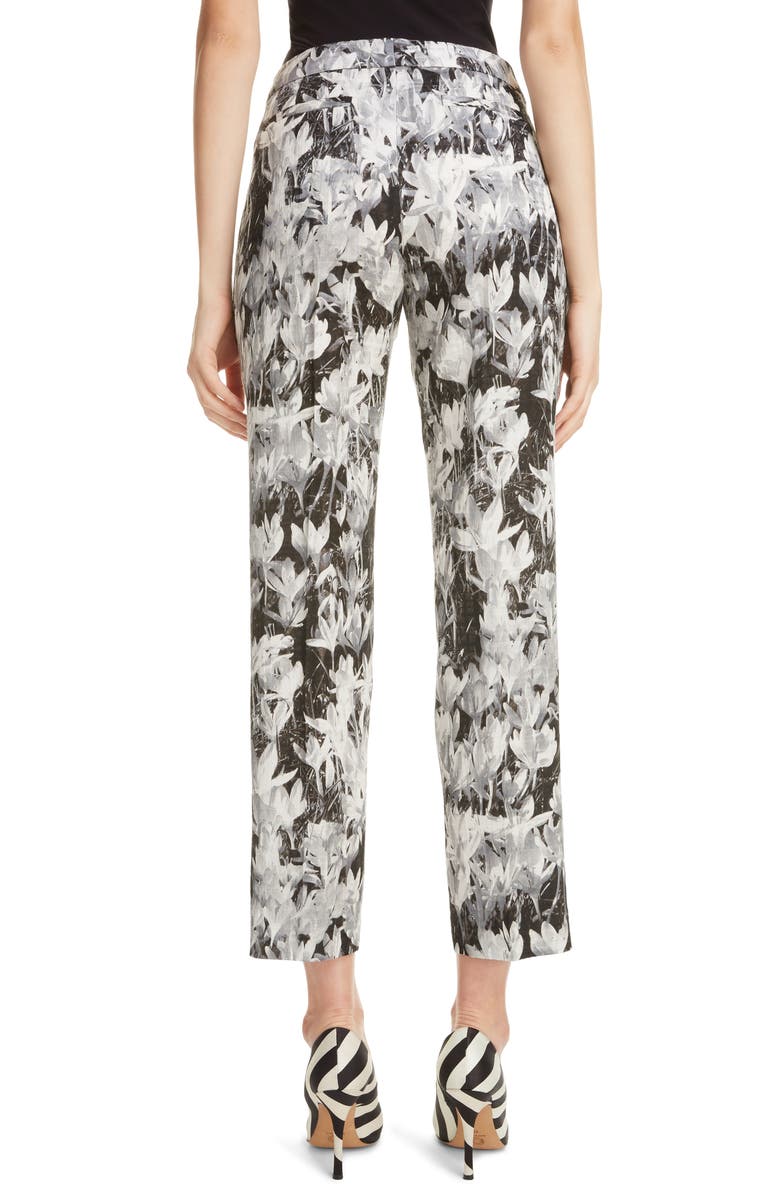 Dries Van Noten Crocus Print Pants, Alternate, color, 