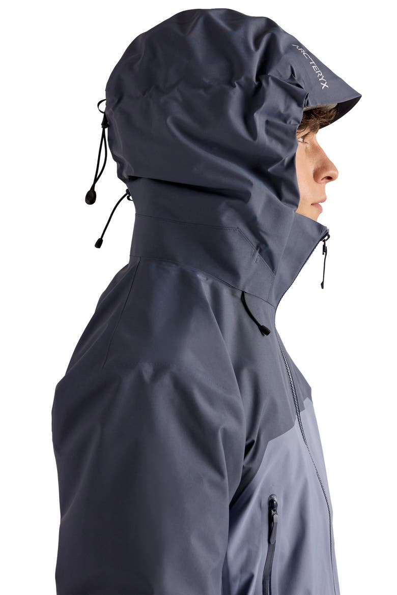 Beta AR Waterproof Gore-Tex® Pro Hooded Jacket, Alternate, color, DARK STRATUS / STRATUS