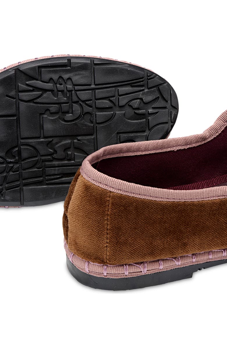 Flabelus Balthasar Mary Jane Flat, Alternate, color, Brown