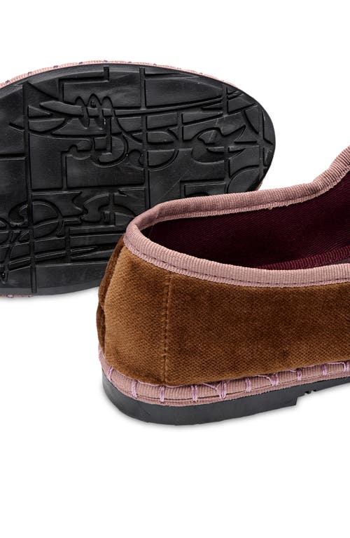 Flabelus Balthasar Mary Jane Flat In Brown