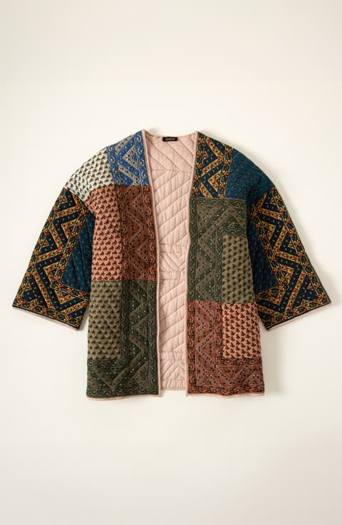 Kantha Quilted House Coat
