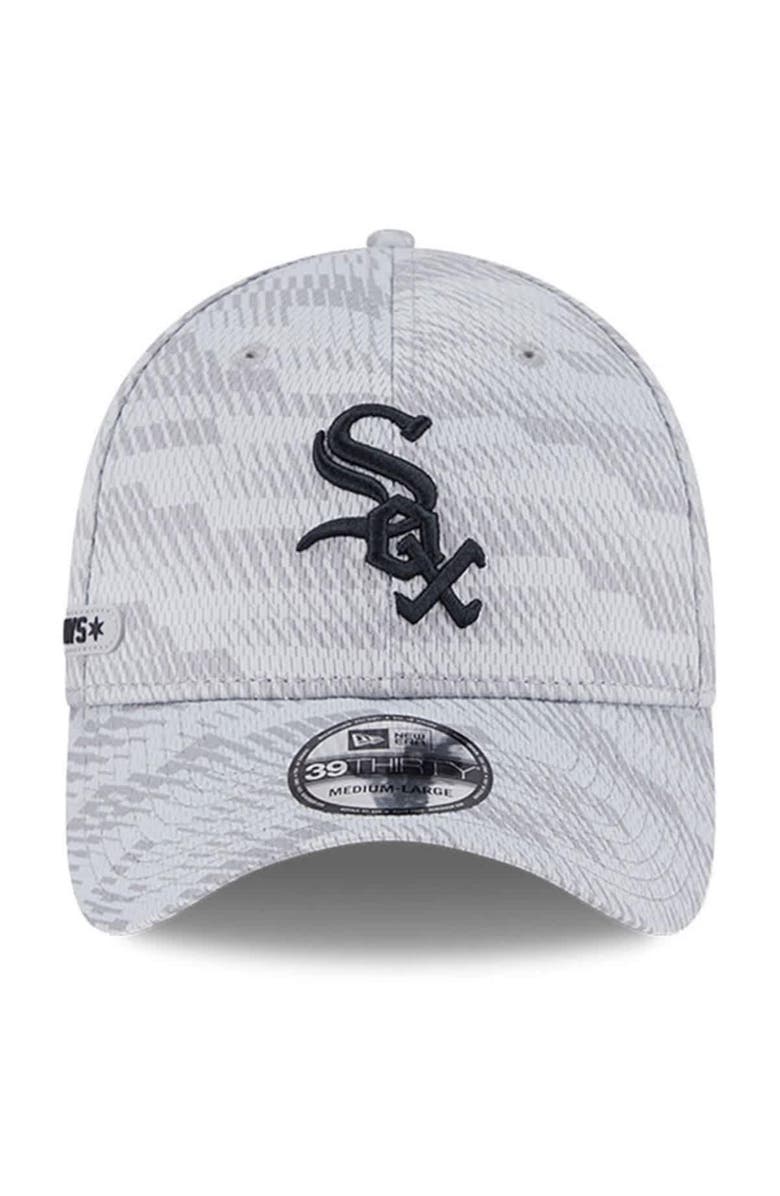 New Era Men's New Era Gray Chicago White Sox 2025 MLB Clubhouse 39THIRTY Flex Hat, Alternate, color, Gray