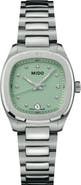MIDO Multifort TV Diamond Bracelet Watch, 27.6mm x 28mm